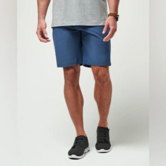 Travis Mathew Men’s Performance Shorts in Blue Size 36 - Picture 3 of 12